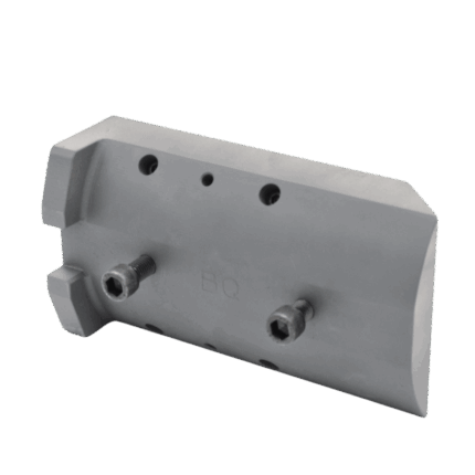BQ jaws fitted with harened tool steel teeth