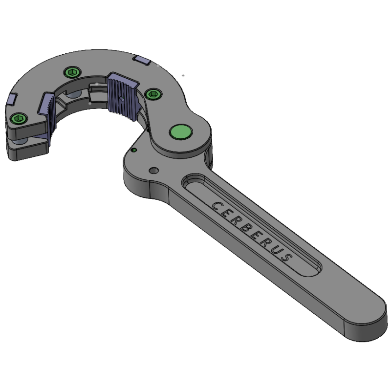 Cerberus Drill Rod Make & Break Spanner